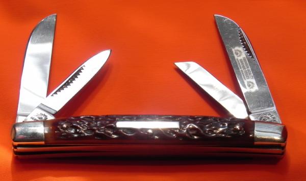Carl Schlieper / Eye Brand -3 Eye, 4 Blade Congress +Gorgeous Red Bone Handles -1 Eye per Blade -NOS Carl Schlieper / Eye Brand -3 Eye, 4 Blade Congress +Gorgeous Red Bone Handles -1 Eye per Blade -NOS