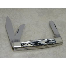 Fight'n Rooster Germany Celebrated Pearl & Black 1983 Coal Digger Special Stockman Knife