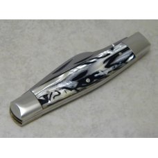 Fight'n Rooster Germany Celebrated Pearl & Black 1983 Coal Digger Special Stockman Knife
