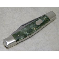 Fight'n Rooster Germany Frank Buster Cutlery Co. Mint Green Perloid Etched Stockman Knife Pre 1982 Fight'n Rooster Germany Frank Buster Cutlery Co. Mint Green Perloid Etched Stockman Knife Pre 1982