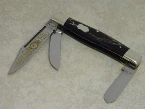 Fight'n Rooster Germany Celebrated Buffalo Horn 1983 Florida Knife Collectors Stockman Knife