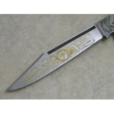 Fight'n Rooster Germany Celebrated Buffalo Horn 1983 Florida Knife Collectors Stockman Knife
