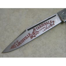 Fight'n Rooster Germany Celebrated Rose & Black Stripe " Louisville Cardinals" Stockman Knife Fight'n Rooster Germany Celebrated Rose & Black Stripe " Louisville Cardinals" Stockman Knife
