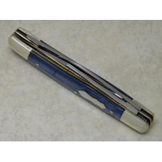 Fight'n Rooster Germany Celebrated Blue & Silver " Merry Christmas 1990" Stockman Knife
