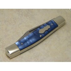 Fight'n Rooster Germany Celebrated Blue & Silver " Merry Christmas 1990" Stockman Knife