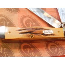 1998 Case xx 2 Blade Trapper -MDL 5254 +Thick Stag Handles +Mother of Pearl Case XX Shield -1 of 100 1998 Case xx 2 Blade Trapper -MDL 5254 +Thick Stag Handles +Mother of Pearl Case XX Shield -1 of 100