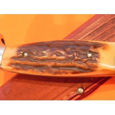 1965-69 Case xx Fixed Blade Hunter (Mdl# 523-6) Knife w/ Gorgeous Genuine Deer Stag Handles -Nice! 1965-69 Case xx Fixed Blade Hunter (Mdl# 523-6) Knife w/ Gorgeous Genuine Deer Stag Handles -Nice!
