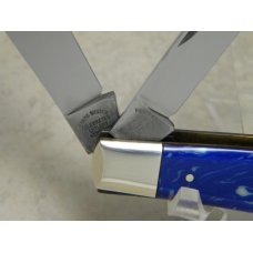 Fight'n Rooster Germany Celebrated Blue & White 1985 "Wildcat Fever Go Kentucky Blue" Stockman Knife