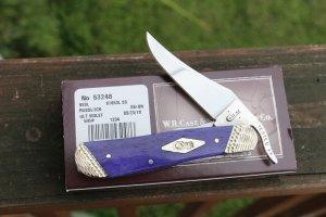 CASE XX 2018 ULTRA VIOLENT SLANT BOLSTER RUSSLOCK 