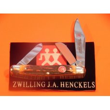 Vintage J A Henckels 3 Blade Stockman Pocket Knife (HK-2-S) w/ Great Stag Handles! NOS -M/NM Vintage J A Henckels 3 Blade Stockman Pocket Knife (HK-2-S) w/ Great Stag Handles! NOS -M/NM