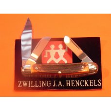 Vintage J A Henckels 3 Blade Stockman Pocket Knife (HK-2-S) w/ Great Stag Handles! NOS -M/NM Vintage J A Henckels 3 Blade Stockman Pocket Knife (HK-2-S) w/ Great Stag Handles! NOS -M/NM