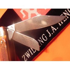 Vintage J A Henckels 3 Blade Stockman Pocket Knife (HK-2-S) w/ Great Stag Handles! NOS -M/NM Vintage J A Henckels 3 Blade Stockman Pocket Knife (HK-2-S) w/ Great Stag Handles! NOS -M/NM