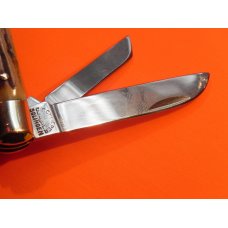 Carl Schlieper / Eye Brand -4 Blade Congress (Mdl# 56-DS) +Nice stag Handles -1 Eye per Blade
