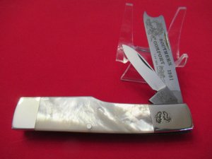 1981 Fight'in Rooster Frank Buster Pearl Handle 1 of 300 One Arm Mans Knife 