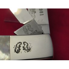 1981 Fight'in Rooster Frank Buster Pearl Handle 1 of 300 One Arm Mans Knife 