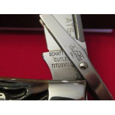 Schatt & Morgan Swing Guard Worm Grove  Bone Handle ATS-34  File & Wire