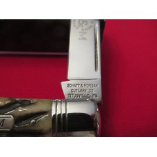 Schatt & Morgan 2010 Worm Grove Bone Handle Warncliff Blade Pattern # 041001 ,ATS-34 Schatt & Morgan 2010 Worm Grove Bone Handle Warncliff Blade Pattern # 041001 ,ATS-34