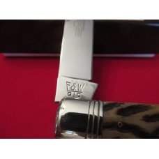 Schatt & Morgan 2010 Worm Grove Bone Handle Warncliff Blade Pattern # 041001 ,ATS-34 Schatt & Morgan 2010 Worm Grove Bone Handle Warncliff Blade Pattern # 041001 ,ATS-34