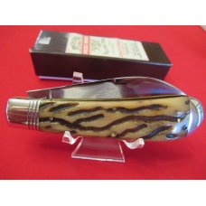 Schatt & Morgan 2010 Worm Grove Bone Handle Warncliff Blade Pattern # 041001 ,ATS-34 Schatt & Morgan 2010 Worm Grove Bone Handle Warncliff Blade Pattern # 041001 ,ATS-34