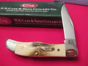 Case XX Stag Handle  Tiny Folding Hunter Pattern # THV51165 SSM