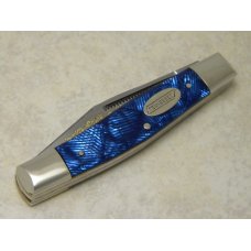 Fight'n Rooster Germany Celebrated Blue Fingerprint Fancy Etch Stockman Knife with Tennessee Shield Fight'n Rooster Germany Celebrated Blue Fingerprint Fancy Etch Stockman Knife with Tennessee Shield