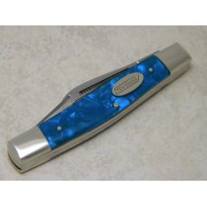 Fight'n Rooster Germany Blue Cracked Pearl Neddy Jacobs Stockman Knife with Tennessee Shield c.2002 Fight'n Rooster Germany Blue Cracked Pearl Neddy Jacobs Stockman Knife with Tennessee Shield c.2002