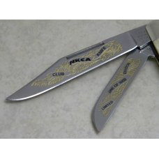 Kissing Crane Robt Klass Solingen Germany 1990 Stag Large Stockman NKCA Club Knife