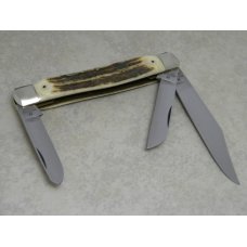 Kissing Crane Robt Klass Solingen Germany 1990 Stag Large Stockman NKCA Club Knife