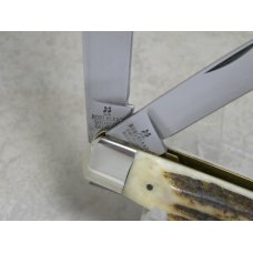 Kissing Crane Robt Klass Solingen Germany 1990 Stag Large Stockman NKCA Club Knife