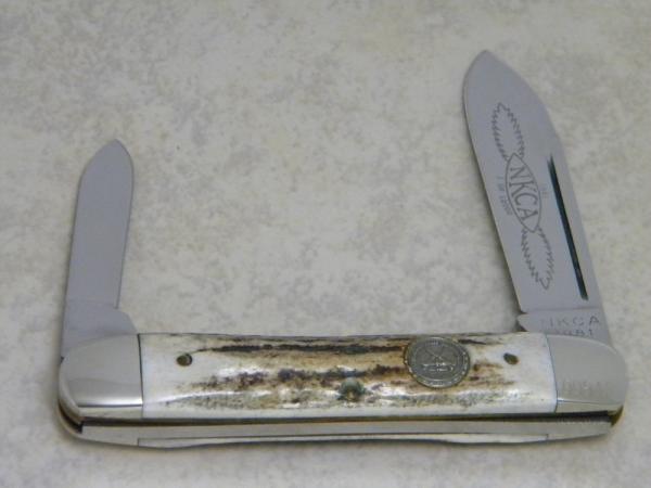 Stag Jumbo Cigar 1981 NKCA Club Knife by Queen Cutlery Stag Jumbo Cigar 1981 NKCA Club Knife by Queen Cutlery