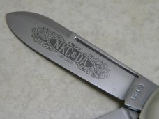 Kissing Crane Solingen Germany Stag Gunboat Canoe 1977 NKC&DA NKCA Club Knife