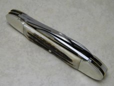 Kissing Crane Solingen Germany Stag Gunboat Canoe 1977 NKC&DA NKCA Club Knife