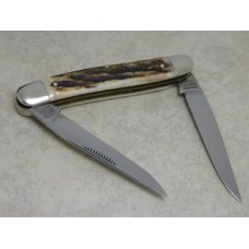 C. Schlieper German Eye Germany Stag Muskrat 1995 NKCA Club Knife C. Schlieper German Eye Germany Stag Muskrat 1995 NKCA Club Knife