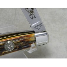 Schrade + USA Stag Trapper 1982 NKCA Club Knife Schrade + USA Stag Trapper 1982 NKCA Club Knife