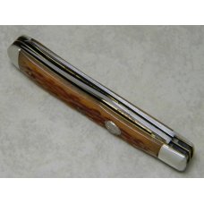 Sargent USA (Queen City) Jigged Brown Bone Trapper 1992 NKCA Club Knife Sargent USA (Queen City) Jigged Brown Bone Trapper 1992 NKCA Club Knife