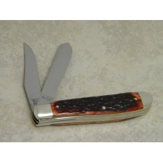 Hen & Rooster Bertram Cutlery Germany 212BS Bone Mini Trapper Knife 1984 North Carolina Cutlery Club Hen & Rooster Bertram Cutlery Germany 212BS Bone Mini Trapper Knife 1984 North Carolina Cutlery Club