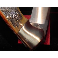 J A Henckels (HK-135-FLIV) Folding Hunter Pocket Knife with Fossil Ivory Bone Handles -NOS +Orig Box J A Henckels (HK-135-FLIV) Folding Hunter Pocket Knife with Fossil Ivory Bone Handles -NOS +Orig Box