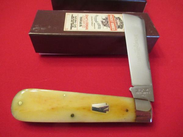 Schatt & Morgan Bone Handle Rope Knife Pattern #04162C Schatt & Morgan Bone Handle Rope Knife Pattern #04162C