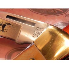 Vintage 1981 Case xx Hammerhead Shark Folding Hunter Knife w Sheath & Orig Box -5159 LSSP -NOS &NM/M
