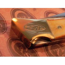 Vintage 1981 Case xx Hammerhead Shark Folding Hunter Knife w Sheath & Orig Box -5159 LSSP -NOS &NM/M