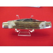 Hen & Rooster Stag Handle 3 blade Large Stockman Pattern # 383C-DS EDC Hen & Rooster Stag Handle 3 blade Large Stockman Pattern # 383C-DS EDC