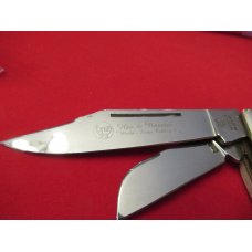 Hen & Rooster Stag Handle 3 blade Large Stockman Pattern # 383C-DS EDC Hen & Rooster Stag Handle 3 blade Large Stockman Pattern # 383C-DS EDC