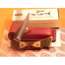 1981 Case xx Mako Shark Folding Hunter 5158 LSSP Knife w/ Sheath, Instructions and Orig Box - NOS 1981 Case xx Mako Shark Folding Hunter 5158 LSSP Knife w/ Sheath, Instructions and Orig Box - NOS