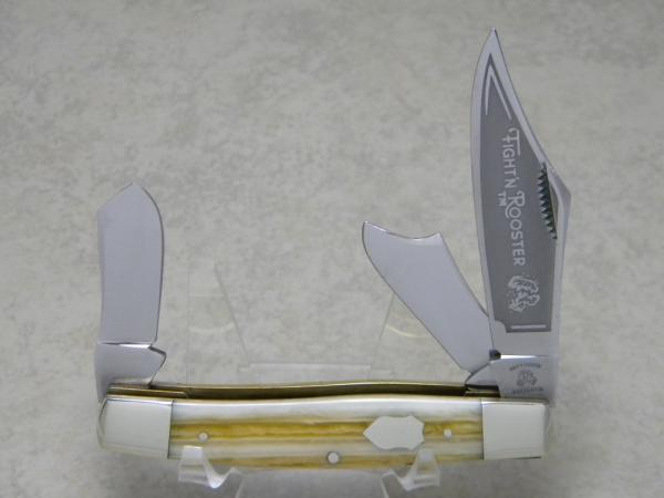 Fight'n Rooster Frank Buster Celebrated Cutlery Germany Fancy Stockman Knife