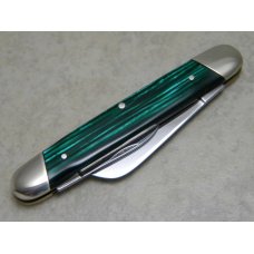 R.J. Richter Solingen Germany "Fight'n Rooster" Nazi Adolph Hitler Green & Black Pen Knife