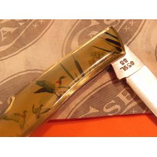 Case xx 1994 Single Blade Lock Back Pocket Knife w Mallard Ducks Landing by Water Art Handles -NOS Case xx 1994 Single Blade Lock Back Pocket Knife w Mallard Ducks Landing by Water Art Handles -NOS