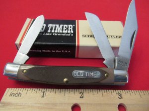Scharde Old Timer 3 Blade Stockman Model 340T