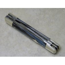 Bulldog Brand Germany Horn Stripe "Pit Bulls Trade Mark" Stockman Knife - Spade Shield Bulldog Brand Germany Horn Stripe "Pit Bulls Trade Mark" Stockman Knife - Spade Shield