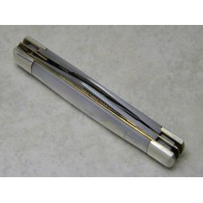 Bulldog Brand Germany Imitation Pearl "Bulldog Brand" Etch Stockman Knife - Federal Shield Bulldog Brand Germany Imitation Pearl "Bulldog Brand" Etch Stockman Knife - Federal Shield