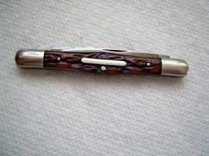 CATTARAUGUS CUTLERY CO. LITTLE VALLEY N.Y. BONE HANDLE EQUAL END